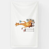 Niedliche Giraffen, Bücher und Teegeschenke Banner (Vertikal)