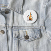 Niedliche Giraffen, Bücher und Teegeschenke Button (Beispiel)