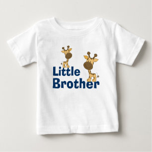 Niedliche Giraffen-kleiner Bruder Baby T-shirt