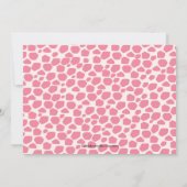 Niedliche Giraffen-Mama-u. Einladung (Rückseite)