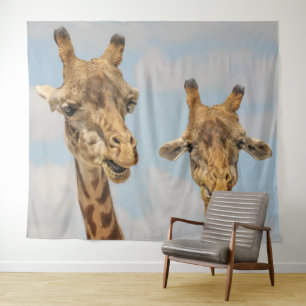 Niedliche Giraffen Wandteppich