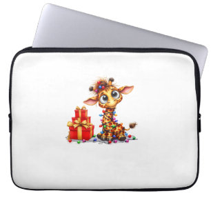 Niedliche Giraffen Weihnachten Weihnachten Weihnac Laptopschutzhülle