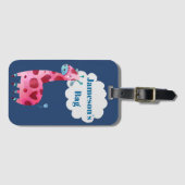 Niedliche Giraffenkinder Gepäckanhänger (Vorderseite (Horizontal))