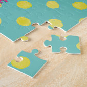 Niedliche Giraffenmasken mit Lippen, Covid-19 Puzzle (Seite)