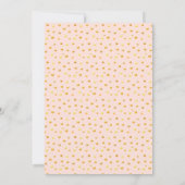 Niedliche Girl 3. Geburtstagseinladung Einladung (Rückseite)