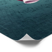 Niedliche Girl Doll Illustration Poster (Ecke)