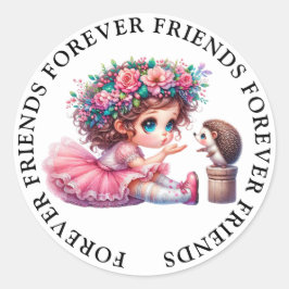 Niedliche Girl Friendship Stickers