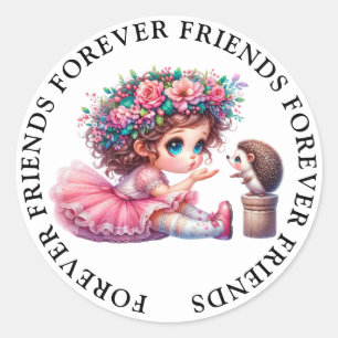 Niedliche Girl Friendship Stickers