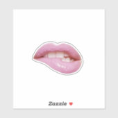 Niedliche Girl Lips Aufkleber (Blatt)