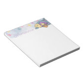 Niedliche Girl Personalisiert Niedlich Unicorn Trü Notizblock (angewinkelt)