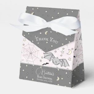 Niedliche Girl Pink Baby Bats Halloween & Fall Geschenkschachtel
