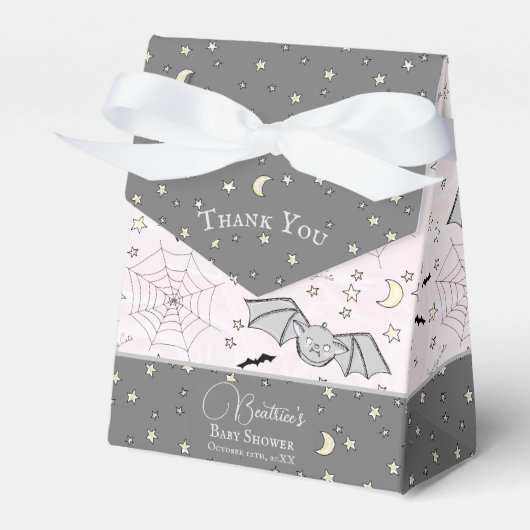 Niedliche Girl Pink Baby Bats Halloween & Fall Geschenkschachtel (Vorderseite)