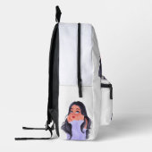 Niedliche Girl-Tasche Bedruckter Rucksack (Links)