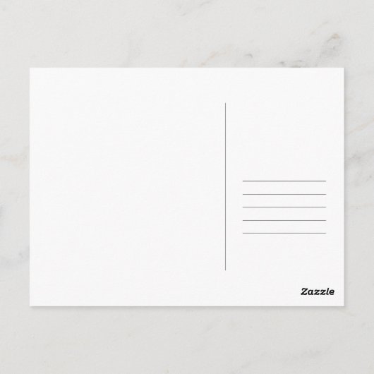 Niedliche Girl Teddy Bear Aquarellmalerei Postkarte (Rückseite)