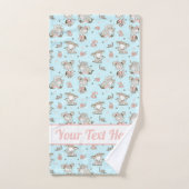 Niedliche Girls lesen Bücher Geschenk Ideen Badhandtuch Set (Handtuch)