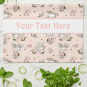 Niedliche Girls lesen Bücher Geschenkideen Geschirrtuch (Gefaltet)