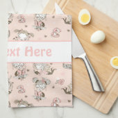 Niedliche Girls lesen Bücher Geschenkideen Geschirrtuch (Viertel Falte)