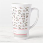 Niedliche Girls lesen Bücher Geschenkideen Milchtasse (Rechts)