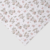 Niedliche Girls lesen Bücher Geschenkideen Seidenpapier (Ausschnitt)