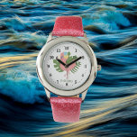 niedliche Girls pink flamingo geben den Namen Armbanduhr<br><div class="desc">niedliche Girls pink flamingo geben den Namen Watch</div>