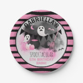 Niedliche Girls Spooktacular Halloween Pappteller (Vorderseite)