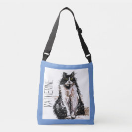 Niedliche Girls Tuxedo Katze Handtasche spielen