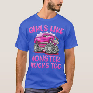 Niedliche Girls wie Monster Truck auch T-Shirt