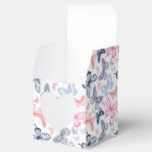 Niedliche Girly Colorful Butterfly Illustration Pa Geschenkschachtel (Geöffnet)