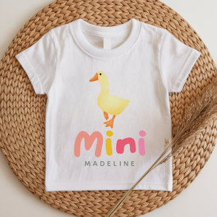 Niedliche, girly Coquette Rosa Mama und Mini Baby T-shirt