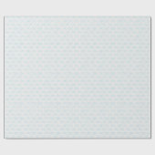 Niedliche Girly Doodle Pastel Blue Bows auf Creme Geschenkpapier (Flach)