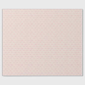 Niedliche Girly Doodle Pink Bows auf Cremeweiß Geschenkpapier (Flach)