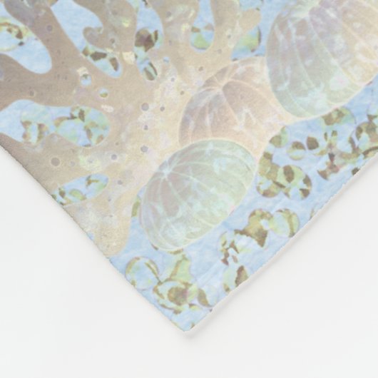 Niedliche Girly "Meerjungfrau" Blonde Hair Fleecedecke (Ecke)