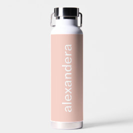 Niedliche Girly Pink Personalisiert School Trinkflasche