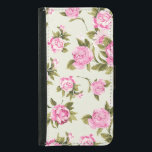 Niedliche Girly Pink und Lila provenzalische Rose Samsung Galaxy S5 Geldbeutel Hülle<br><div class="desc">Herrliche Sprays aus rosa und lavender provenzalischen Rose und Gänse auf einem weichen pastellgelb-grün Hintergrund. Grafiken von Kika Esteves unter Mygrafico.com.</div>