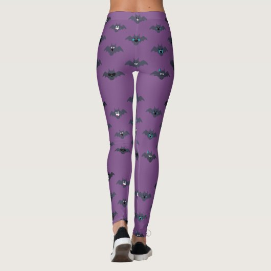 Niedliche Girly Vampire-Schläger IRGENDEIN Leggings (Rückseite)