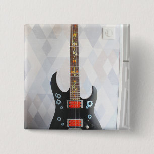 Niedliche Gitarre Button