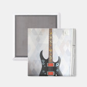 Niedliche Gitarre Magnet (Vorderseite/Rückseite)
