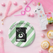 Niedliche Gitarrenrock- und Roll-Musikinstrumente Pappteller (Party)