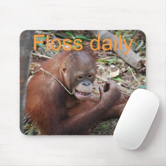 Niedliche Glasschlacke Ihre Zähne Tier Mousepad (Mit Mouse)