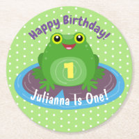 Niedliche Glatteis-Frosch-Cartoon-Abbildung