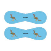 Niedliche glückliche australische Kangaroo-Abbildu Baseball (Paneele)