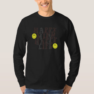 Niedliche glückliche Gedanken glückliches Leben 70 T-Shirt