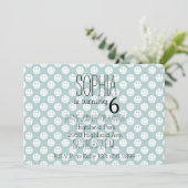 Niedliche glückliche Gesichter Einladung (Stehend Vorderseite)