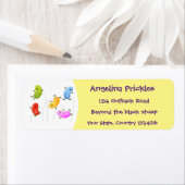 Niedliche glückliche Jellybohnen springende Cartoo (Insitu)