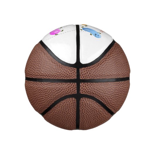 Niedliche glückliche Jellybohnen springende Cartoo Mini Basketball (Rechts)