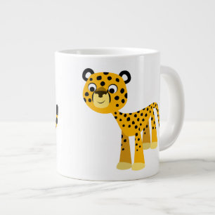 Niedliche glückliche Jumbo-Tasse