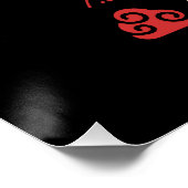 niedliche glückliche Katze Poster (Ecke)