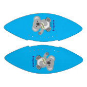 Niedliche glückliche koala schwingende Cartoon-Abb Football (Paneele)