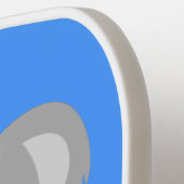 Niedliche glückliche koala schwingende Cartoon-Abb Pickleball Schläger (Linke Seite)