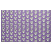 Niedliche glückliche koala schwingende Cartoon-Abb Stoff (Fat Quarter (45,7 x 55,9 cm))